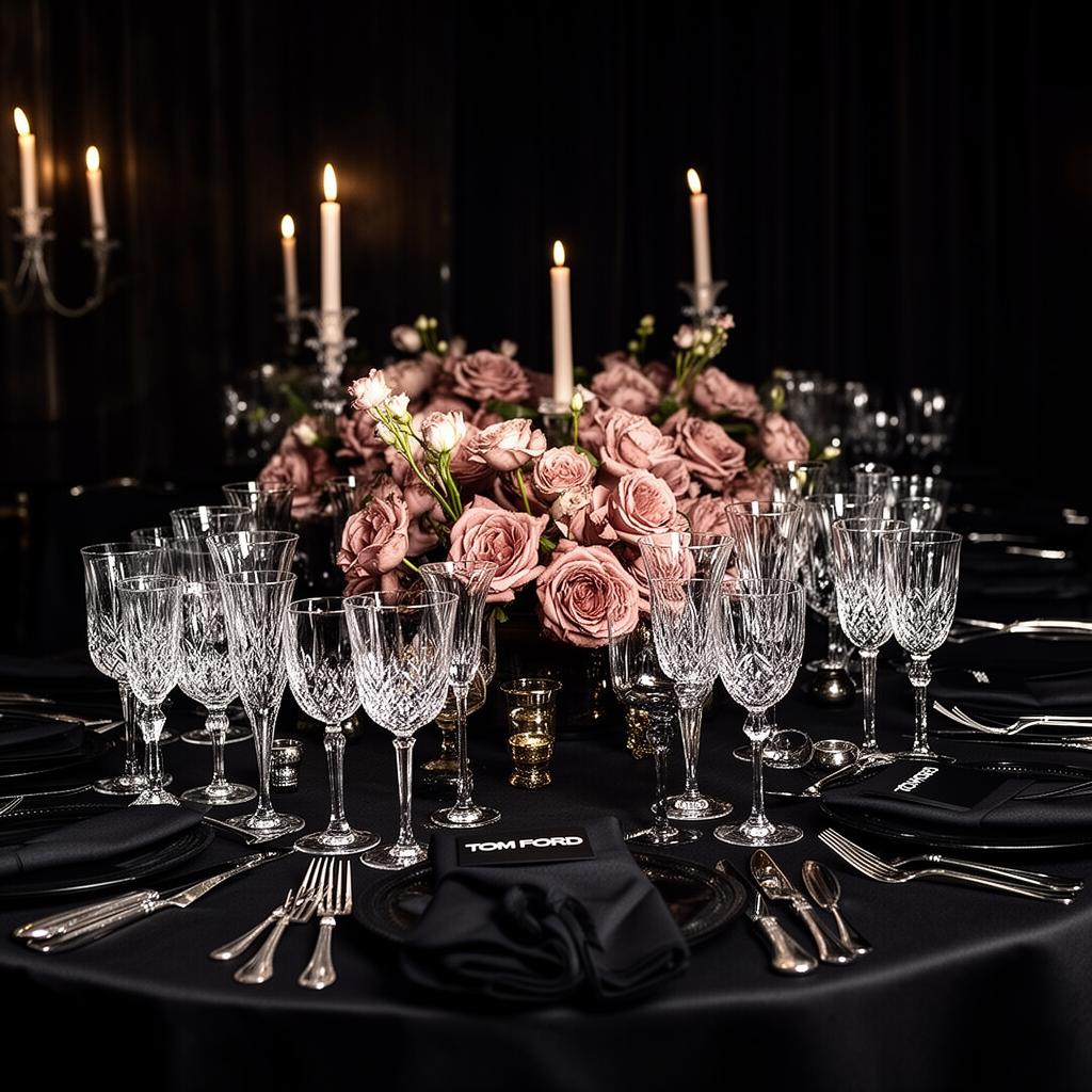Editorial tablescape